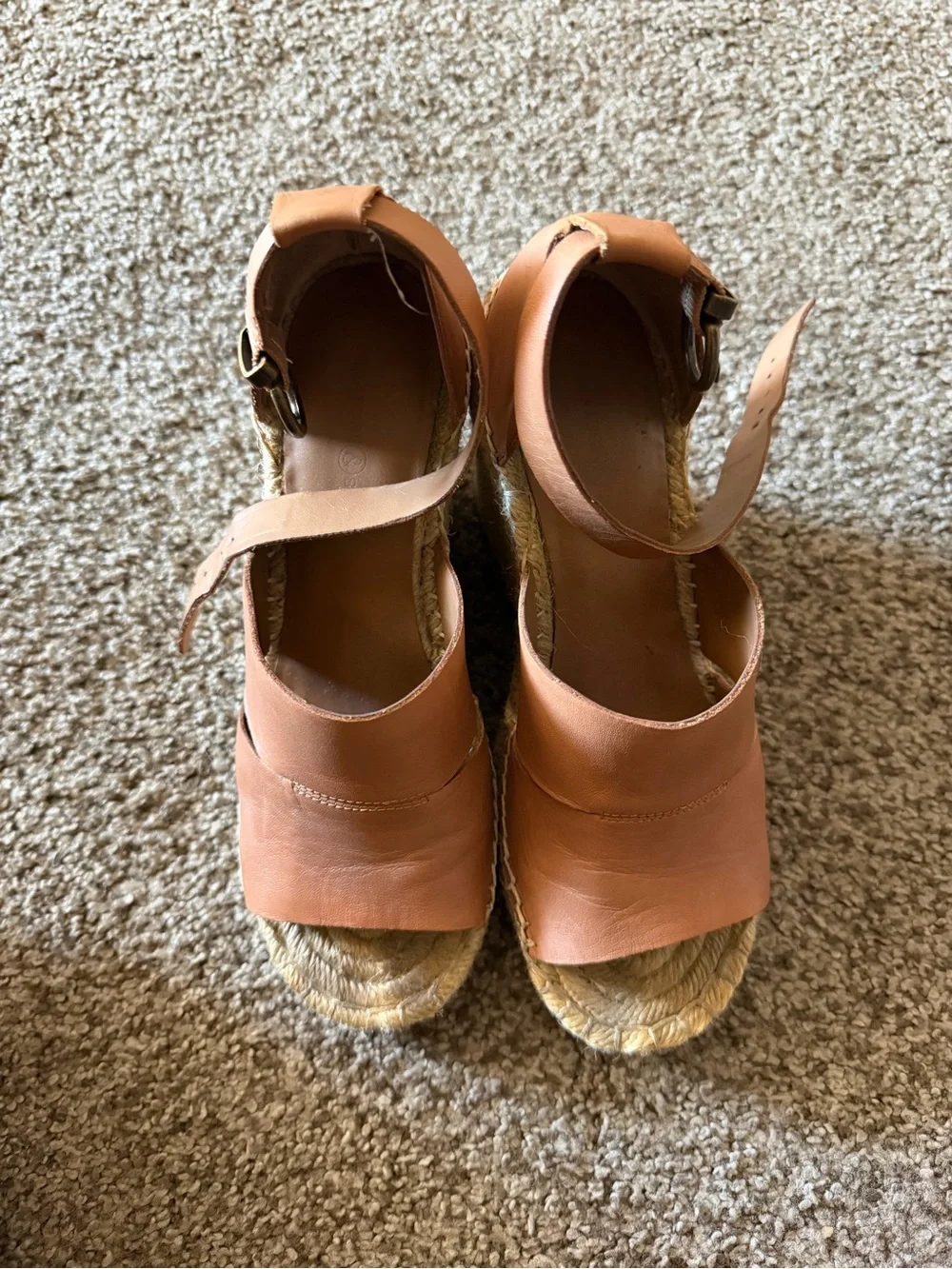 Treasure & Bond Wedge Sandals in Tan